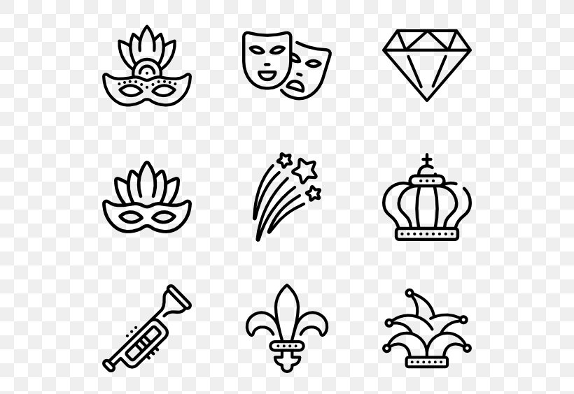 Icon Design Clip Art, PNG, 600x564px, Icon Design, Area, Art, Black, Black And White Download Free