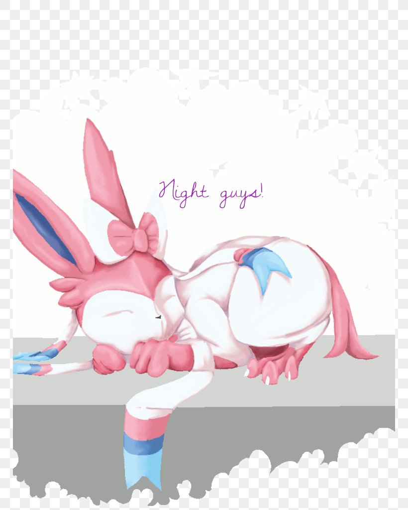 Sylveon Eevee Sleep GIF Umbreon, PNG, 768x1024px, Sylveon, Art, Eevee, Fictional Character, Flareon Download Free