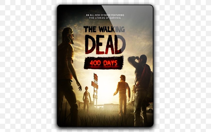 400 Days The Walking Dead: Season Two The Walking Dead: Michonne Telltale Games Jurassic Park: The Game, PNG, 512x512px, Walking Dead Season Two, Album Cover, Film, Game, Jurassic Park The Game Download Free