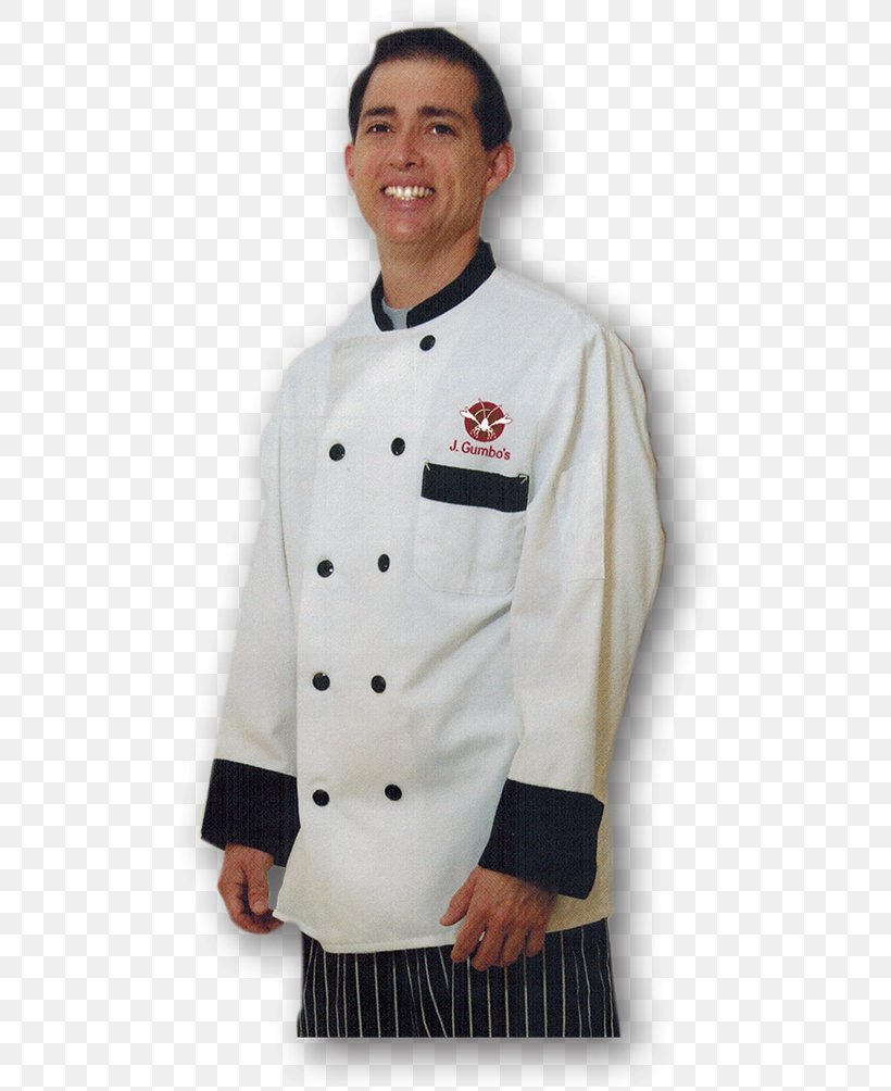 Chef's Uniform J. Gumbo's Cajun Cuisine, PNG, 500x1004px, Gumbo, Cajun Cuisine, Cajuns, Celebrity Chef, Chef Download Free