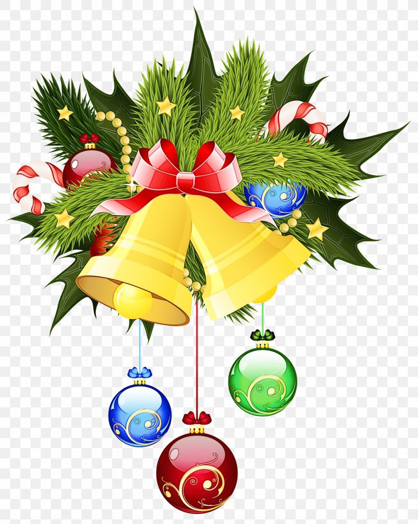 Christmas Tree Watercolor, PNG, 2389x3000px, Watercolor, Art, Bell, Christmas, Christmas Carol Download Free