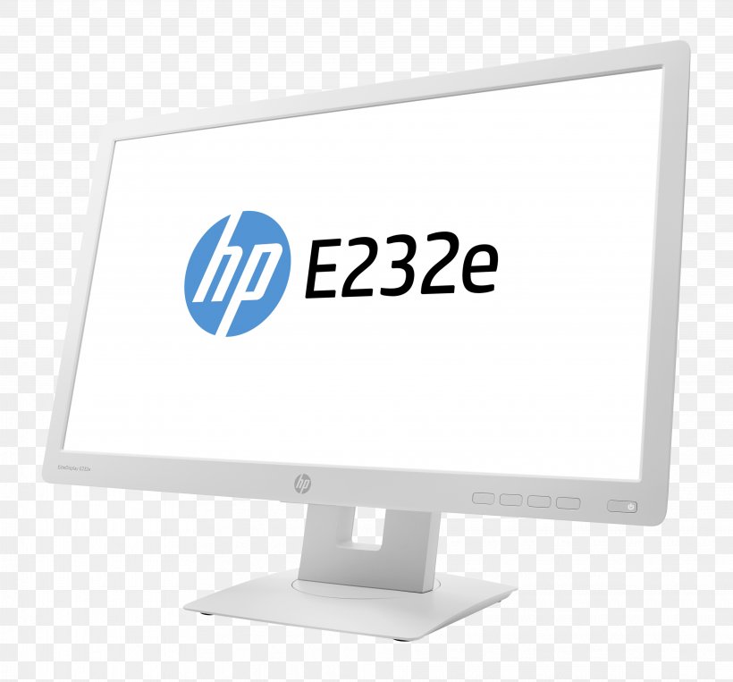 Computer Monitors HP EliteDisplay E232e Hardware/Electronic Hewlett-Packard IPS Panel LED-backlit LCD, PNG, 3850x3585px, Computer Monitors, Backlight, Brand, Computer, Computer Accessory Download Free