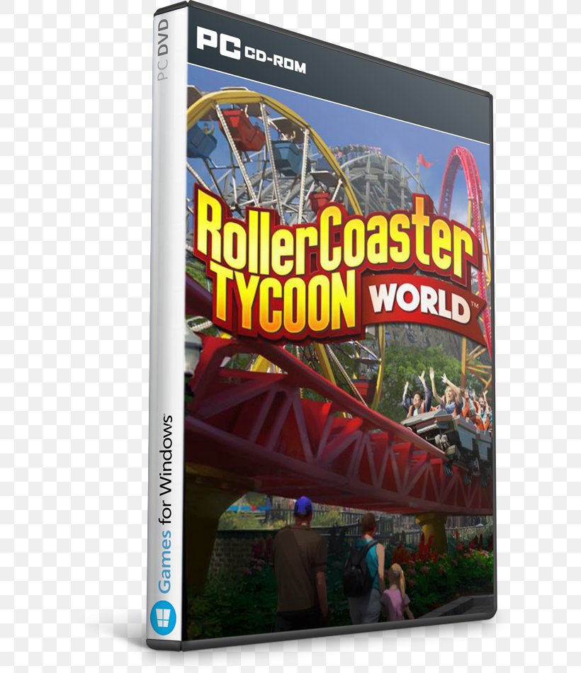 RollerCoaster Tycoon World Video Game PC Game Fahrenheit, PNG, 620x950px, Rollercoaster Tycoon World, Arcade Game, Atari, Fahrenheit, Game Download Free