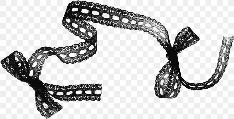 Black Ribbon Lace Clip Art, PNG, 2506x1275px, Ribbon, Black, Black And White, Black Ribbon, Body Jewelry Download Free
