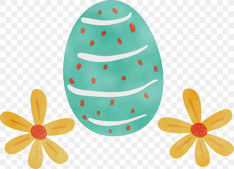 Easter Egg, PNG, 3000x2170px, Watercolor, Easter Egg, Egg, Infant, Paint Download Free