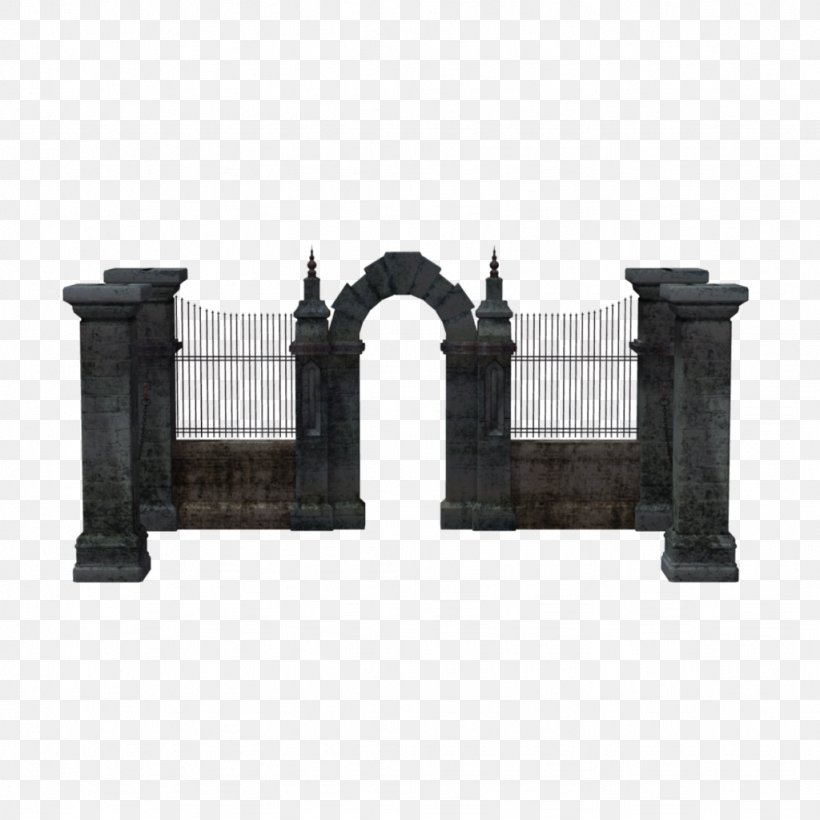 Fence Cartoon, PNG, 1024x1024px, Cemetery, Arch, Architecture, Column, Drawing Download Free