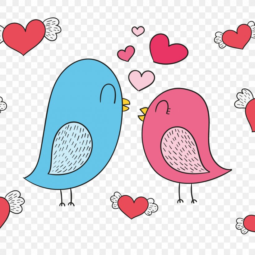 Lovebird Clip Art, PNG, 1200x1200px, Watercolor, Cartoon, Flower, Frame, Heart Download Free