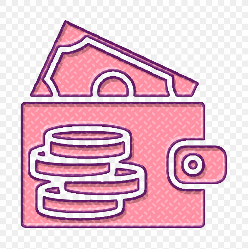 Wallet Icon Payslip Icon Payment Icon, PNG, 1090x1094px, Wallet Icon, Line, Payment Icon, Payslip Icon, Pink Download Free