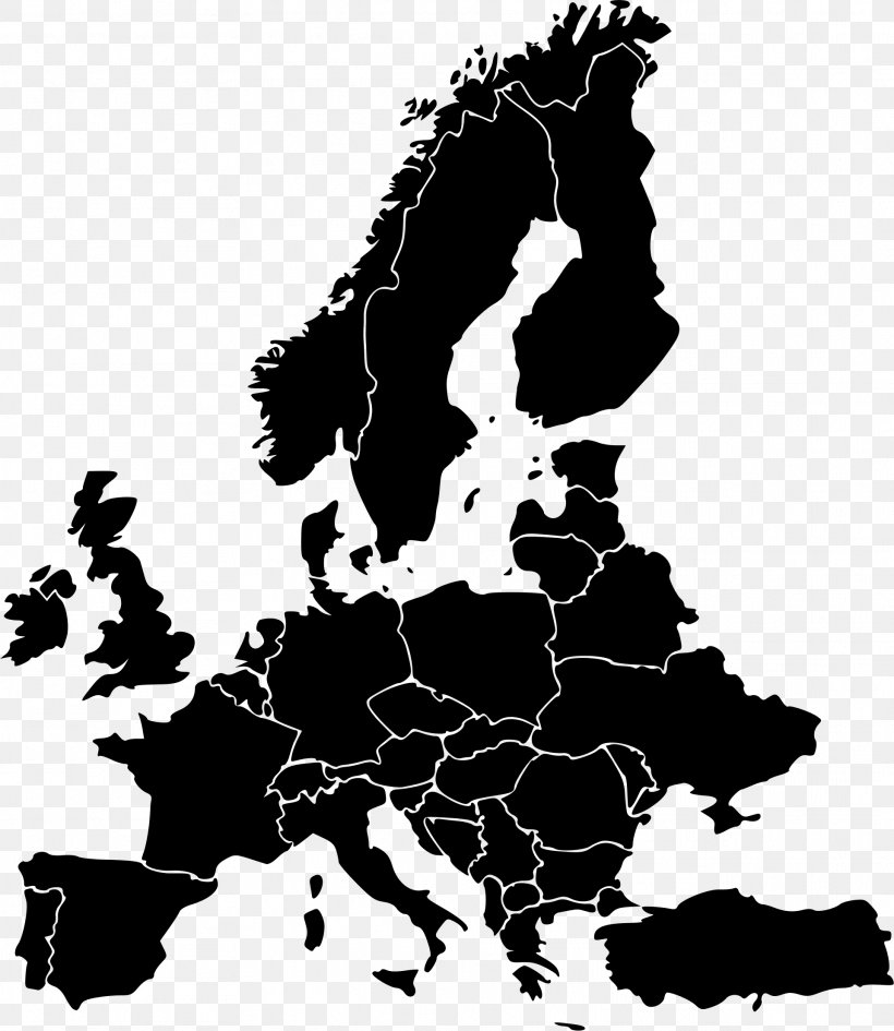 Europe Globe Vector Map Clip Art, PNG, 1921x2216px, Europe, Black, Black And White, Blank Map, Fictional Character Download Free