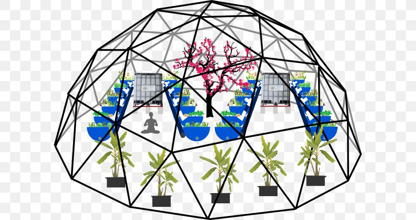 Geodesic Dome Structure Symmetry, PNG, 607x434px, Geodesic Dome, Area, Diagram, Dome, Food Industry Download Free