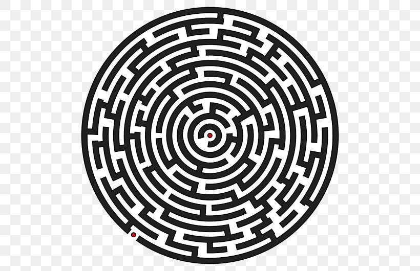 Hedge Maze Puzzle Coloring Book, PNG, 530x530px, Maze, Area, Black And White, Coloring Book, Hedge Maze Download Free