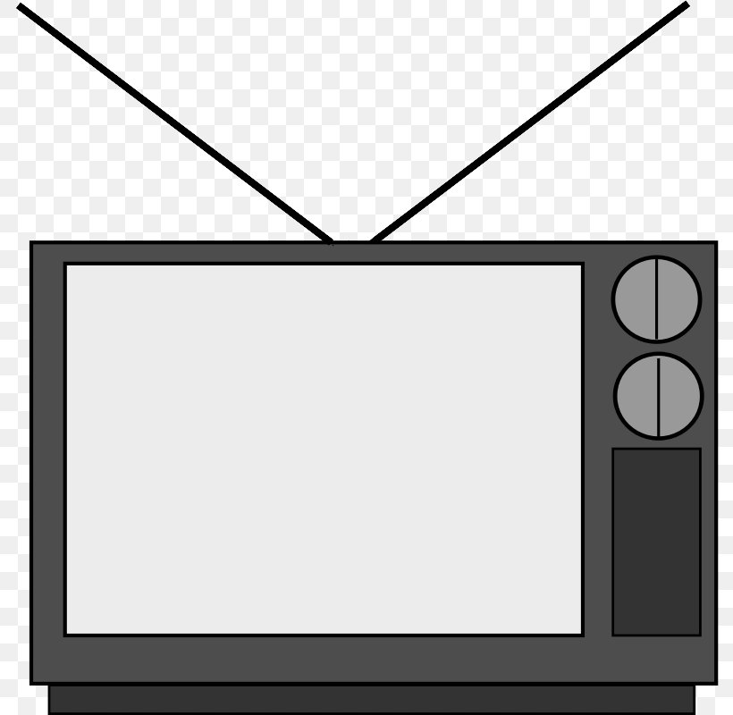 Television Vintage TV Free-to-air Clip Art, PNG, 800x800px, Television, Area, Black, Black And White, Computer Monitor Download Free