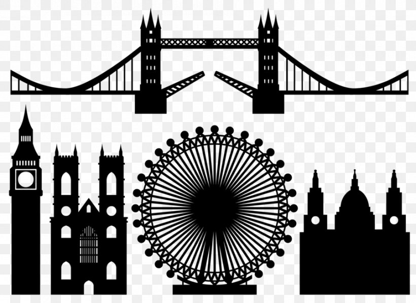 The Shard Landmark Silhouette Clip Art, PNG, 900x655px, Shard, Black, Black And White, Brand, Cartoon Download Free