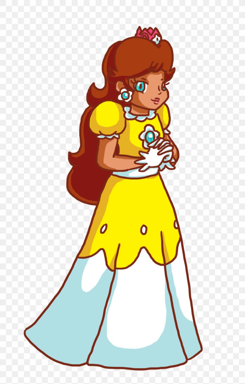 Princess Daisy Super Princess Peach Mario Art, PNG, 1024x1603px, Princess Daisy, Art, Artwork, Character, Clothing Download Free