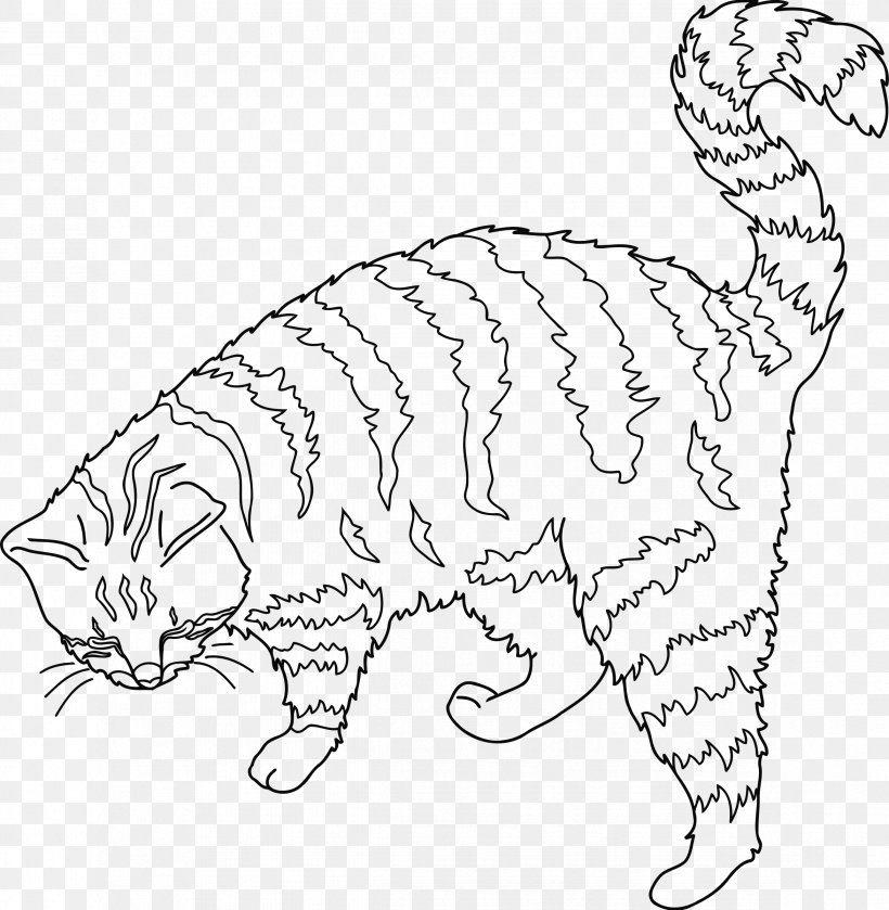 Tabby Cat Kitten Whiskers Domestic Short-haired Cat Wildcat, PNG, 2344x2400px, Tabby Cat, Animal Figure, Art, Artwork, Big Cat Download Free
