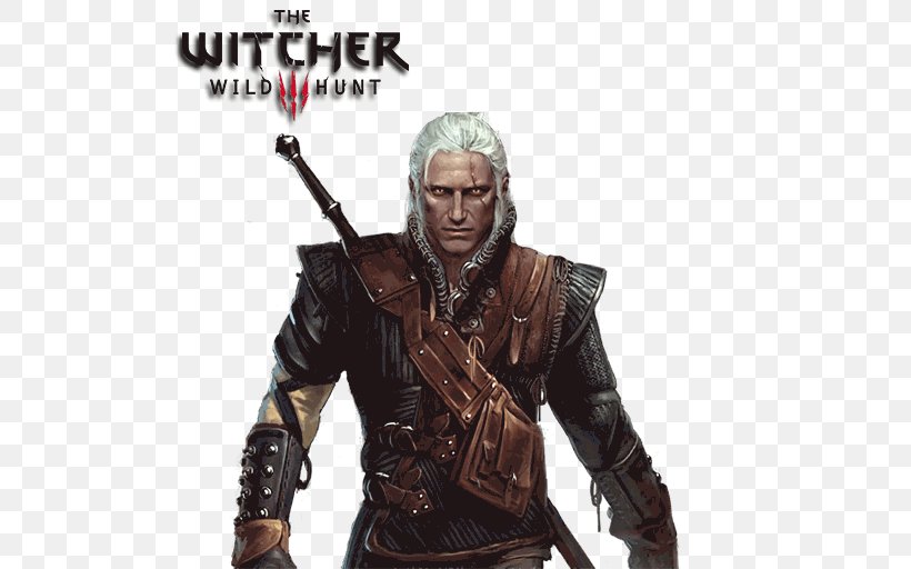 Andrzej Sapkowski The Witcher 2: Assassins Of Kings The Witcher 3: Wild Hunt Geralt Of Rivia, PNG, 512x512px, Andrzej Sapkowski, Action Figure, Character, Dungeons Dragons, Figurine Download Free