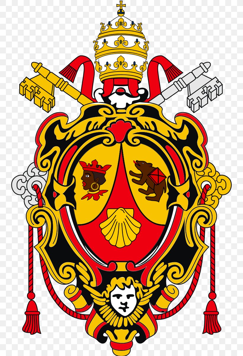 Coat Of Arms Of Pope Benedict XVI Papal Coats Of Arms Coat Of Arms Of Pope Francis, PNG, 744x1200px, Coat Of Arms Of Pope Benedict Xvi, Art, Artwork, Bishop, Catholicism Download Free