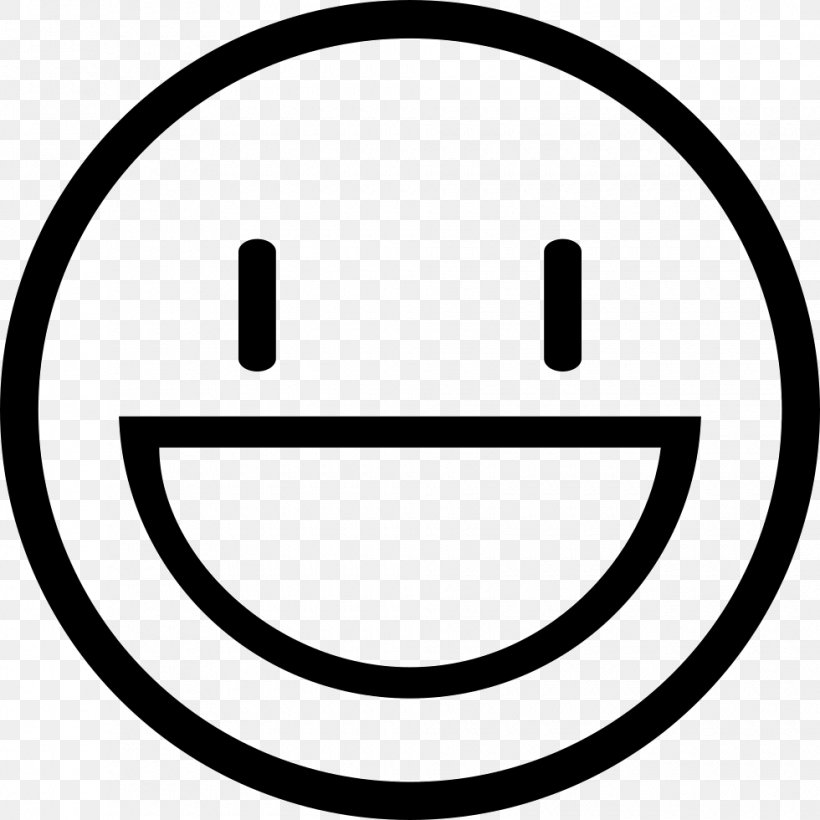Emoticon Smiley Emoji, PNG, 980x980px, Emoticon, Area, Black And White, Emoji, Face Download Free