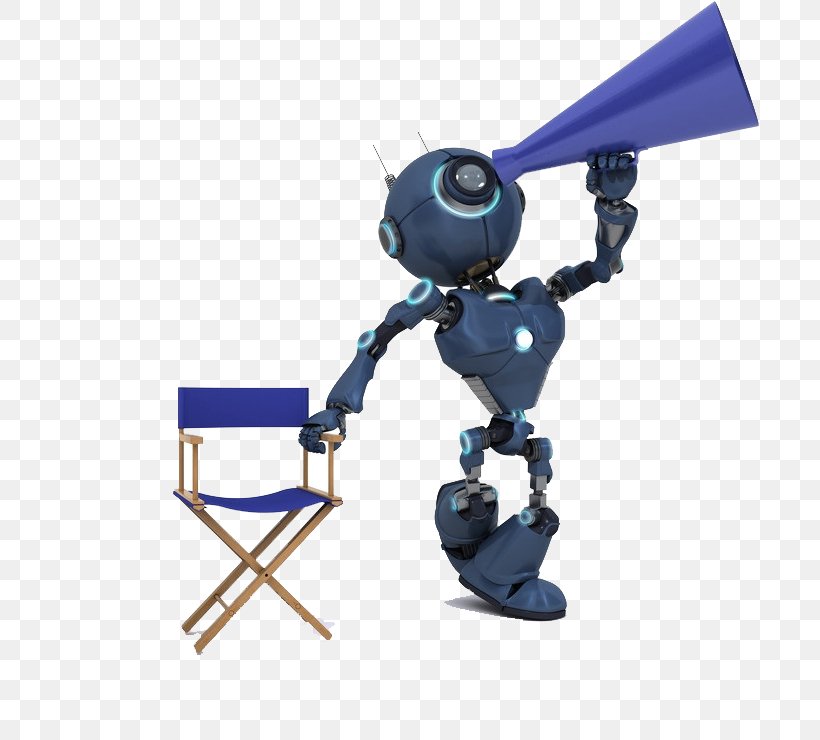 Stock Photography Royalty-free Film Director Megaphone Directors Chair, PNG, 789x740px, 3d Rendering, Stock Photography, Android, Blue, Clapperboard Download Free