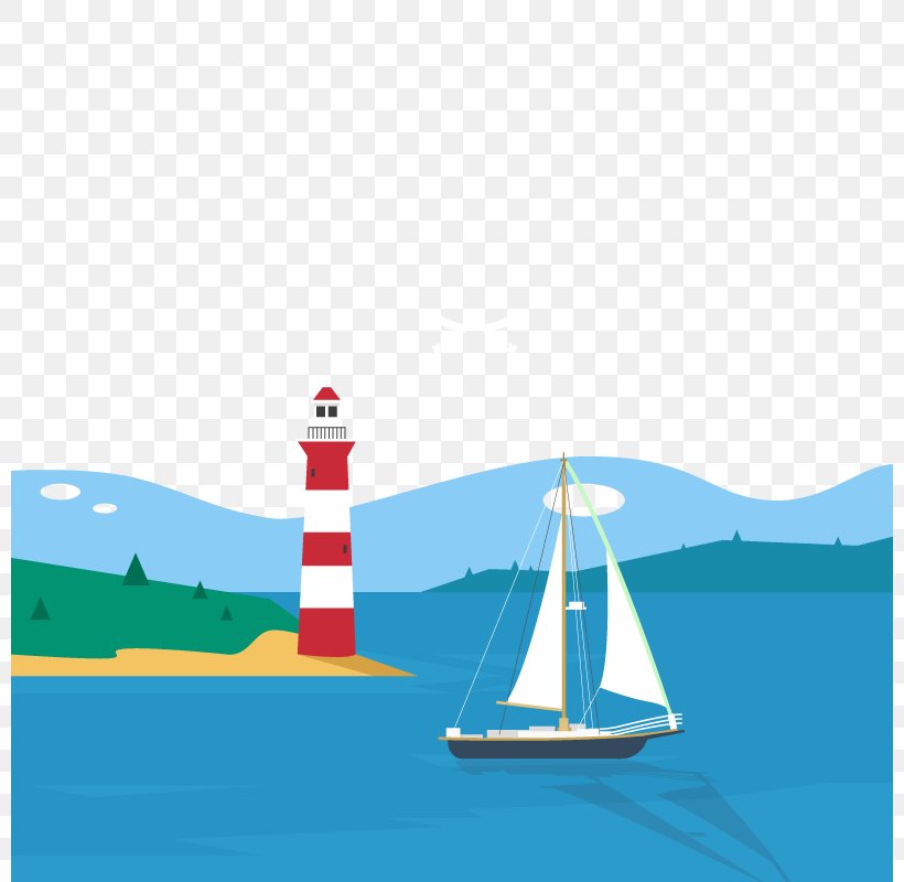 Sailboat Sailing Clip Art, PNG, 800x800px, Sailboat, Ahoy, Anchor, Baby Shower, Beacon Download Free