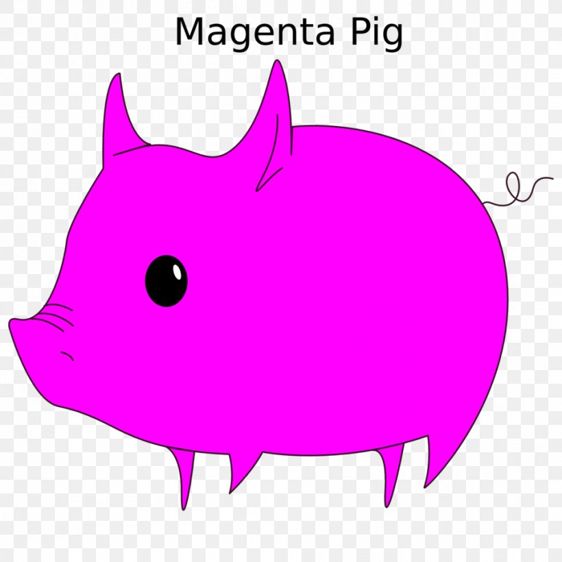 Domestic Pig Clip Art, PNG, 958x958px, Domestic Pig, Carnivoran, Cartoon, Fictional Character, Fish Download Free