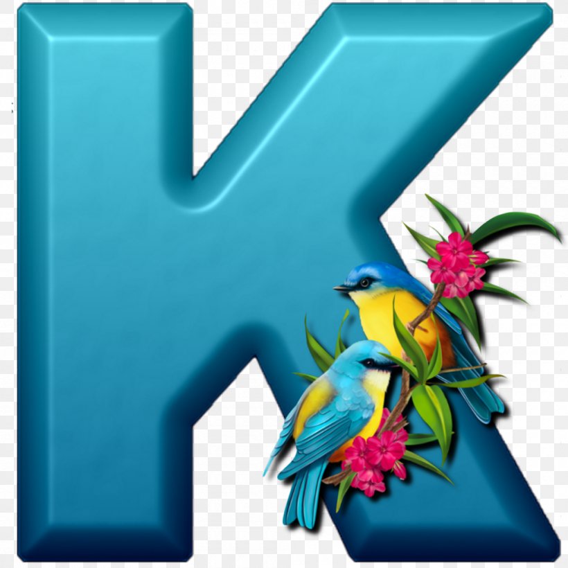 Letter Alphabet Clip Art, PNG, 1000x1000px, Letter, Alphabet, Bird, Electric Blue, Flower Download Free