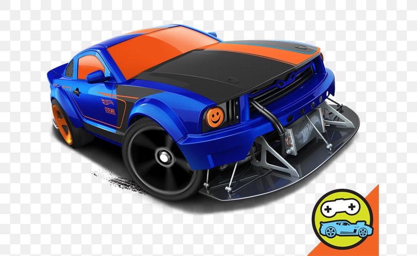 2014 Ford Mustang Car Hot Wheels Die-cast Toy, PNG, 671x503px, 2014 Ford Mustang, Ford, Automotive Design, Automotive Exterior, Blue Download Free