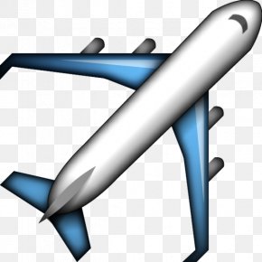 AIRPLANE - Airplane Emoji Sticker SMS PNG