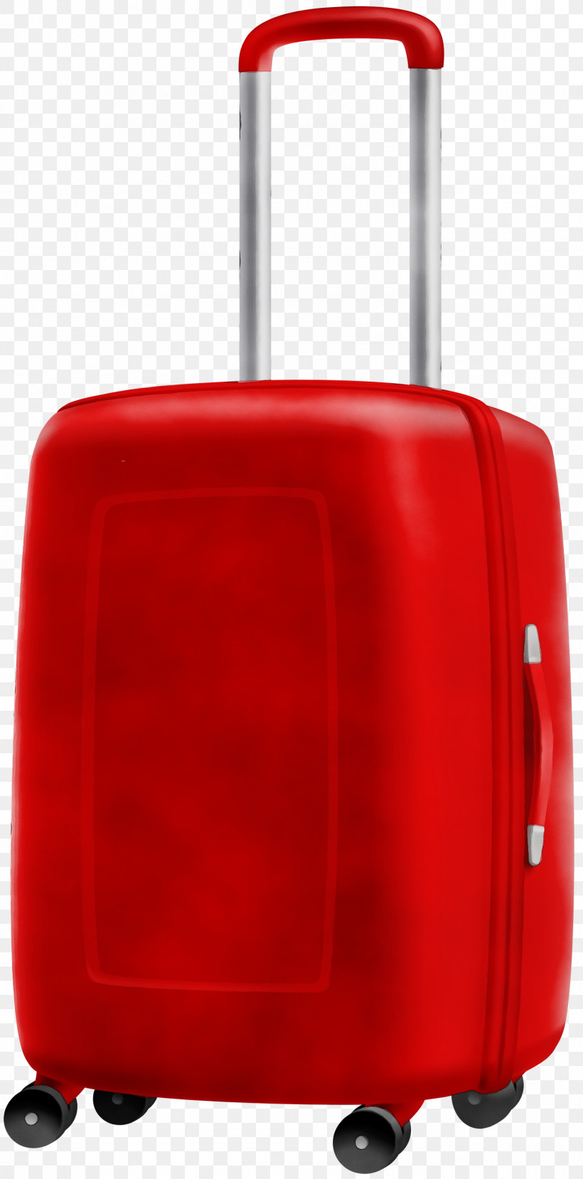 Red Suitcase Hand Luggage Baggage Luggage And Bags, PNG, 1482x3000px, Watercolor, Bag, Baggage, Hand Luggage, Luggage And Bags Download Free
