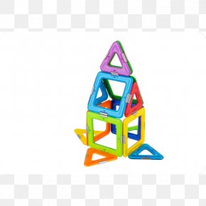 Toy - Toy Block Craft Magnets Geometry Game Geomag PNG