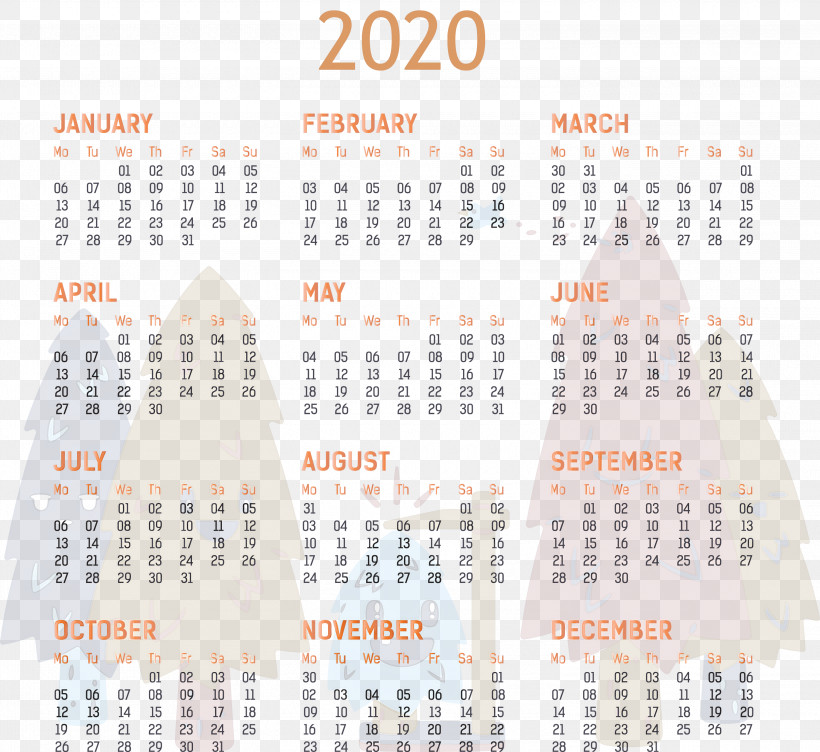 2020 Yearly Calendar Printable 2020 Yearly Calendar Template Full Year Calendar 2020, PNG, 3000x2754px, 2020 Yearly Calendar, Biogas, Calendar Date, Calendar System, Calendar Year Download Free