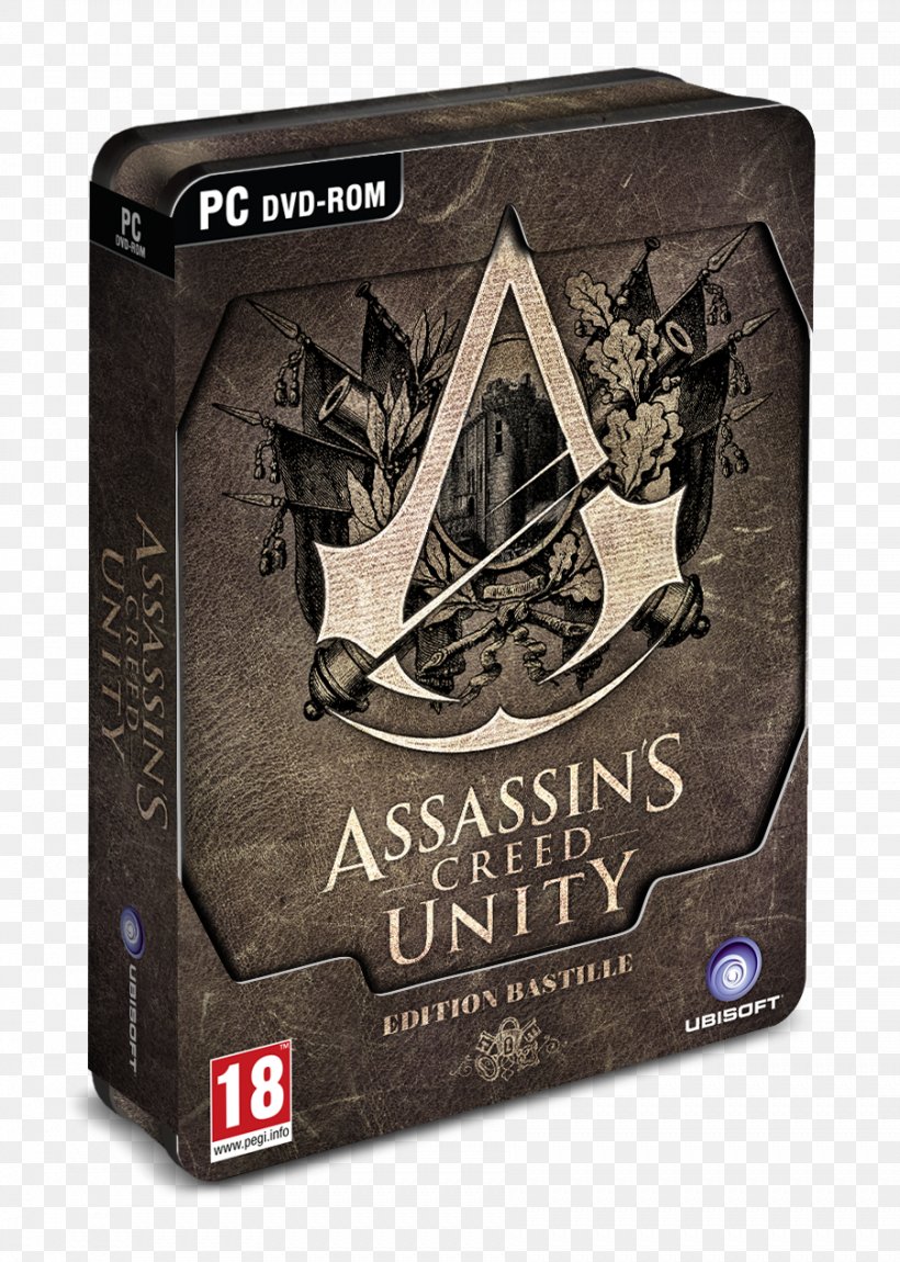 Assassin's Creed Unity Assassin's Creed: Unity (Bastille Edition) Assassin's Creed Syndicate Assassin's Creed II Video Game, PNG, 902x1266px, Video Game, Brand, Dvd, Game, Pc Game Download Free