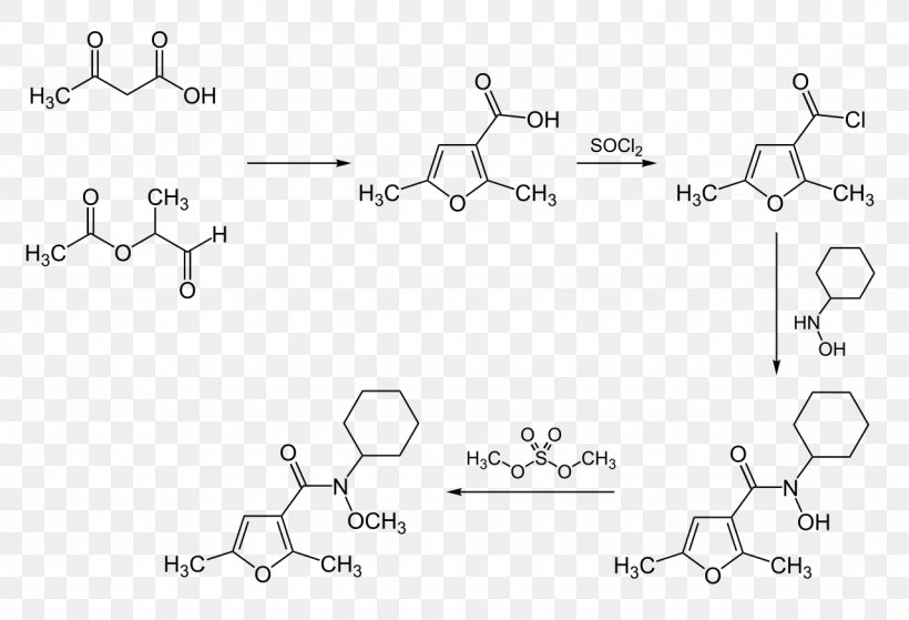 Furmecyclox 2-furamide Furan Chemical Compound Pentachlorophenol, PNG, 1280x873px, Furan, Amoebiasis, Area, Auto Part, Black And White Download Free