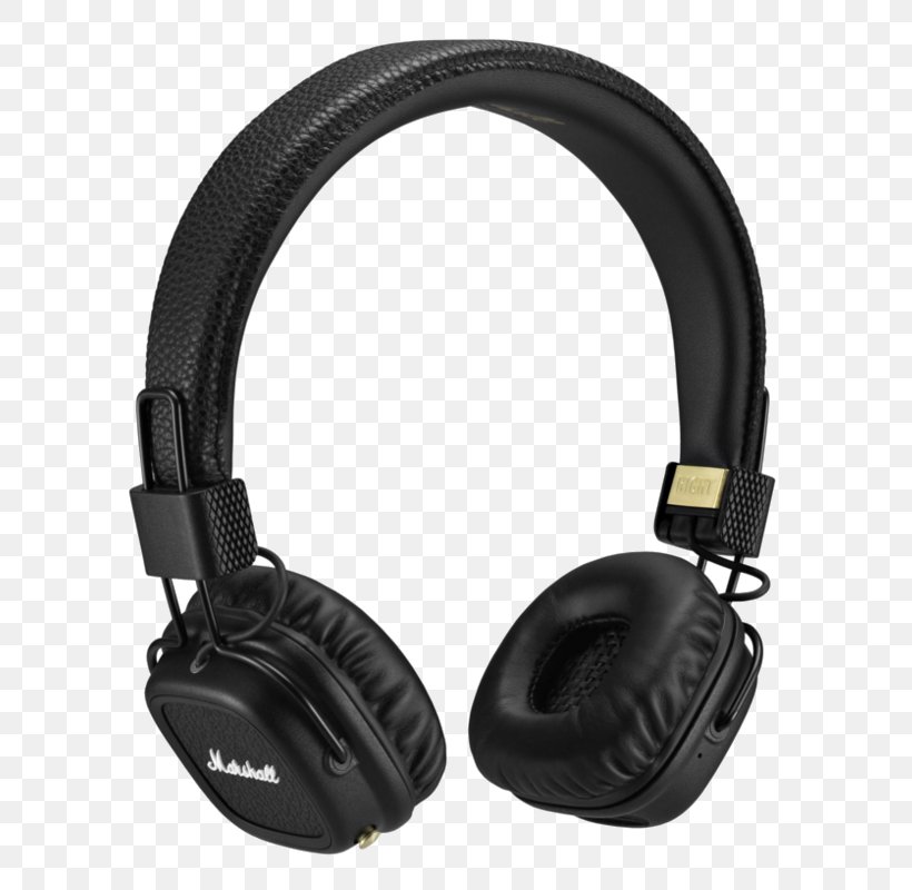 Headphones Marshall Major II Bluetooth Sound Écouteur, PNG, 800x800px, Headphones, Amplifier, Audio, Audio Equipment, Bluetooth Download Free