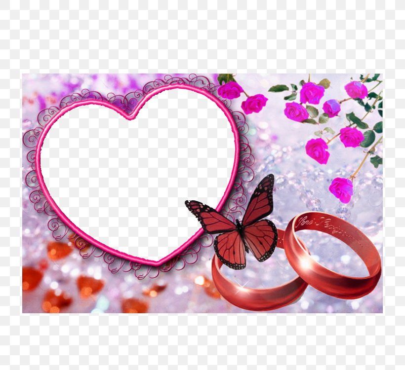 Love Picture Frame Marriage, PNG, 750x750px, Love, Butterfly, Designer, Dia Dos Namorados, Heart Download Free