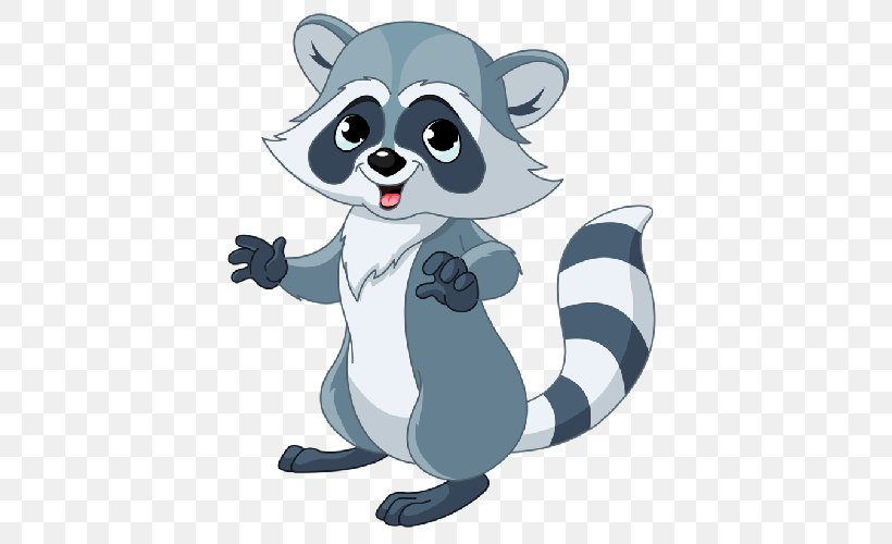 Raccoon Drawing Royalty-free Cartoon, PNG, 500x500px, Raccoon, Bear, Carnivoran, Cartoon, Cat Like Mammal Download Free