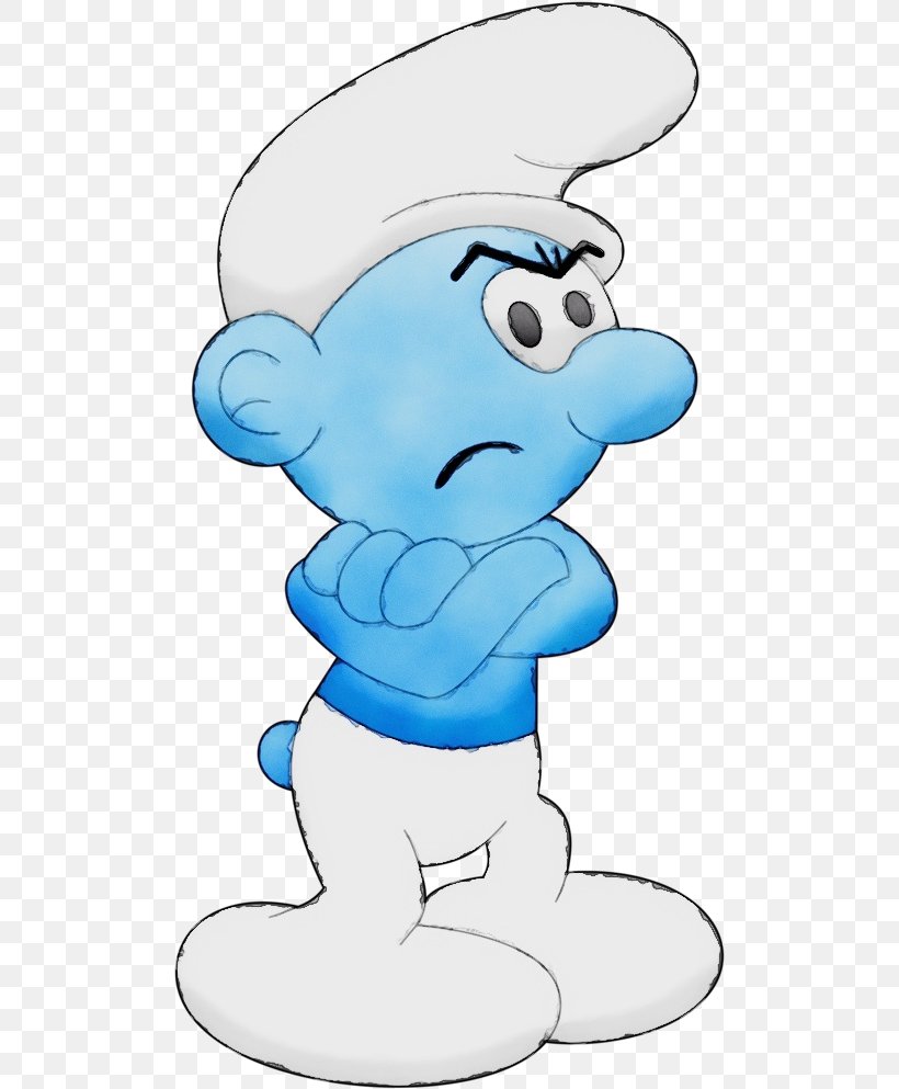 Papa Smurf Smurfette Clumsy Smurf Grouchy Smurf The Smurfs, PNG, 503x993px, Watercolor, Animation, Cartoon, Character, Cheek Download Free