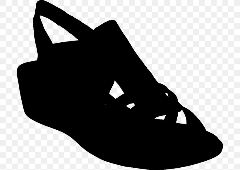 Shoe Sandal Clip Art Product Design Walking, PNG, 705x582px, Shoe, Athletic Shoe, Black, Black M, Blackandwhite Download Free