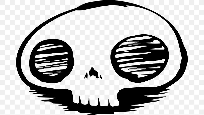 Skull Facial Expression Clip Art, PNG, 692x462px, Skull, Black And White, Bone, Brand, Face Download Free