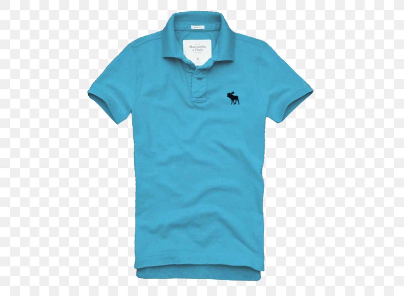 T-shirt Polo Shirt Abercrombie & Fitch Clothing Piqué, PNG, 600x600px, Tshirt, Abercrombie Fitch, Active Shirt, Aqua, Azure Download Free