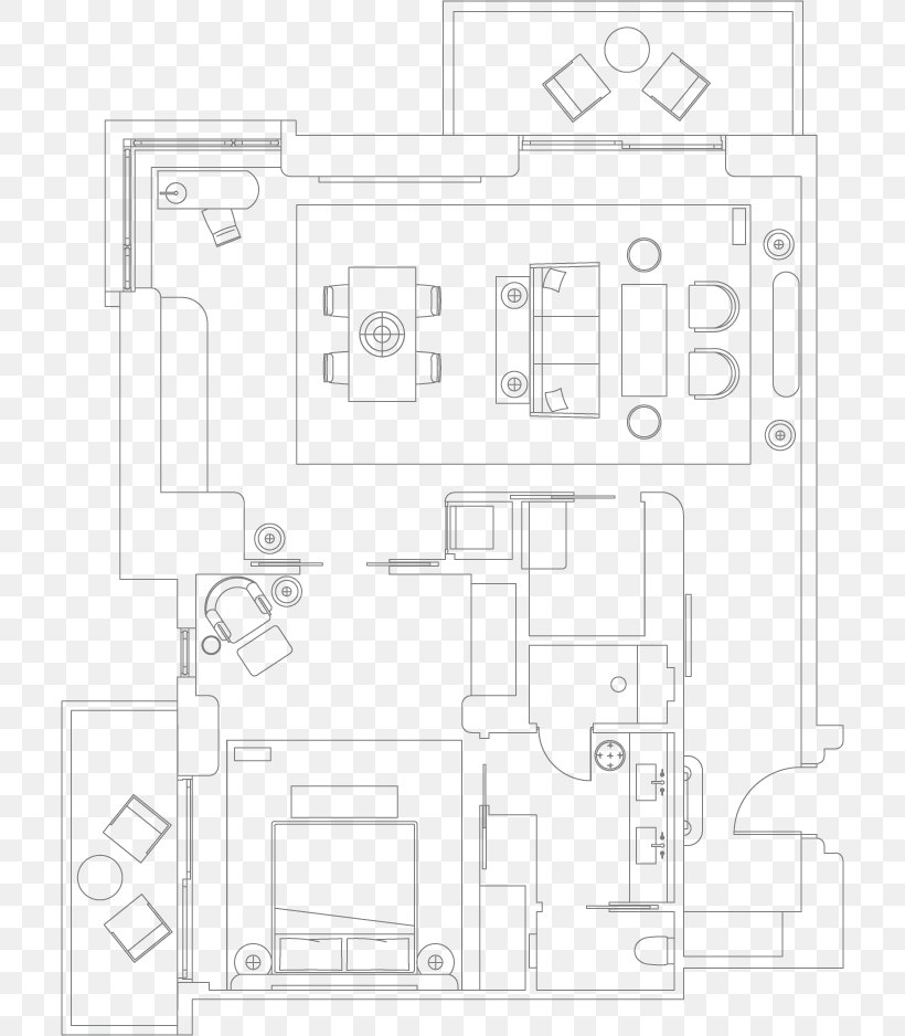 Floor Plan White, PNG, 710x938px, Floor Plan, Area, Black And White, Diagram, Drawing Download Free