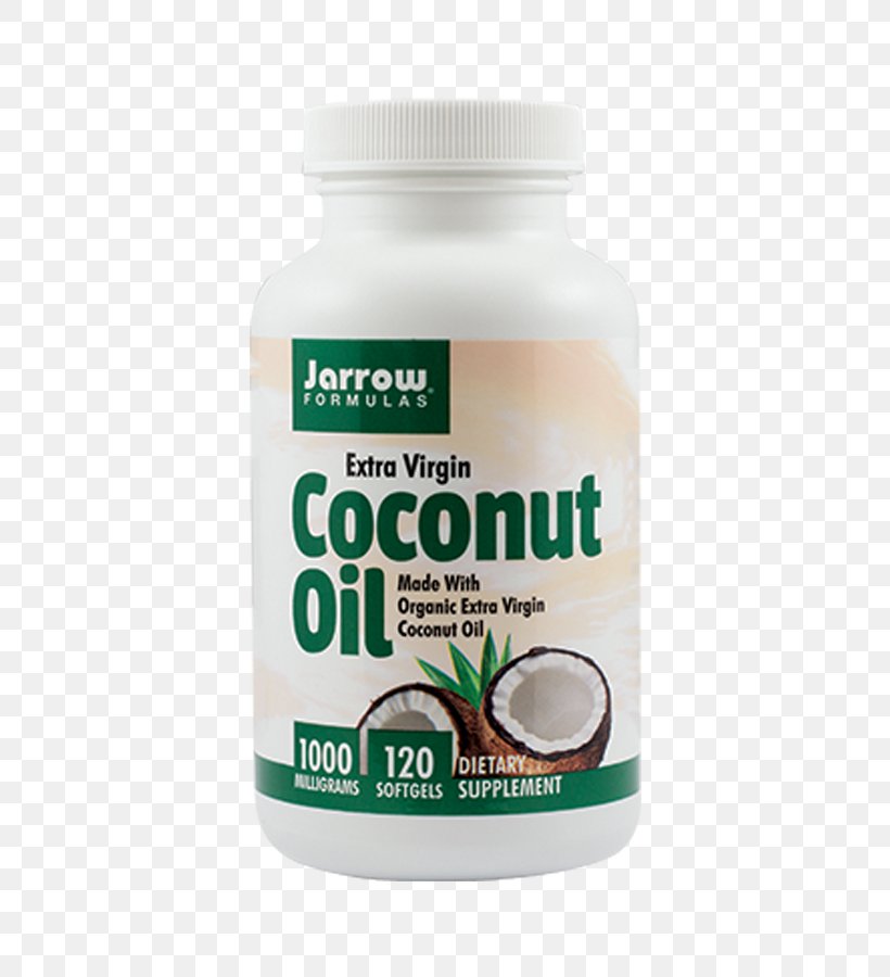 Nature's Way Organic Coconut Oil Jarrow Formulas, Inc. Softgel Dietary Supplement, PNG, 500x900px, Watercolor, Cartoon, Flower, Frame, Heart Download Free
