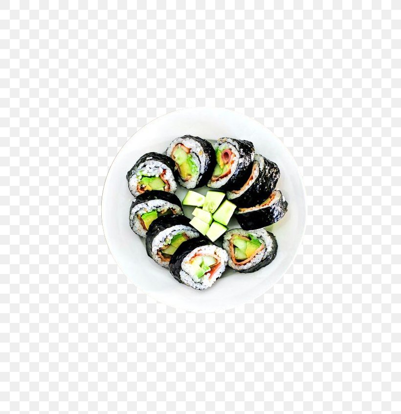 Sushi Gimbap Japanese Cuisine California Roll Onigiri, PNG, 564x846px, Sushi, Appetizer, Asian Food, Avocado, California Roll Download Free