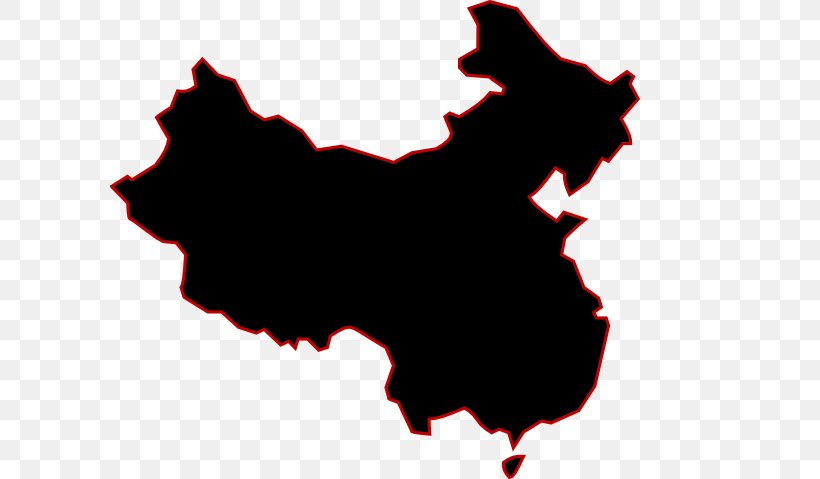 China Vector Graphics Clip Art Stock Photography Royalty-free, PNG, 600x479px, China, Black, Black And White, Dog Like Mammal, Map Download Free