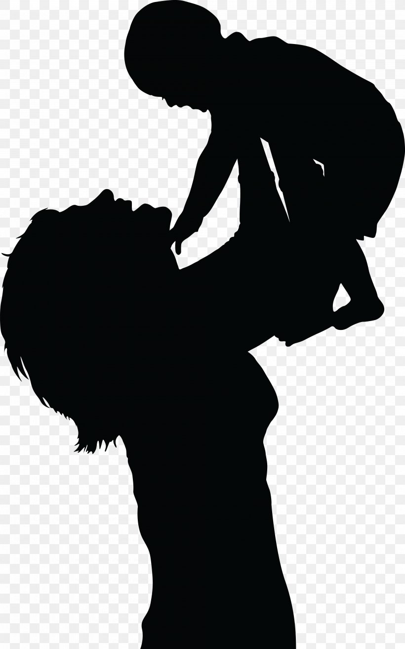 Mother Silhouette Child Clip Art PNG 4000x6400px Mother Black