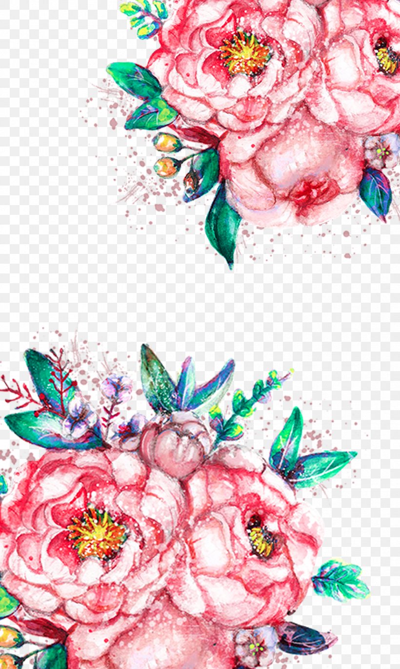 T-shirt Flower Color, PNG, 1039x1736px, Tshirt, Art, Artwork, Color, Creative Arts Download Free