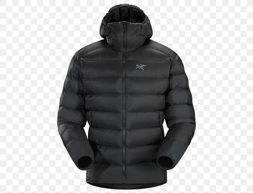 Hoodie Arc'teryx Jacket Coat, PNG, 450x625px, Hoodie, Black, Clothing, Coat, Daunenjacke Download Free
