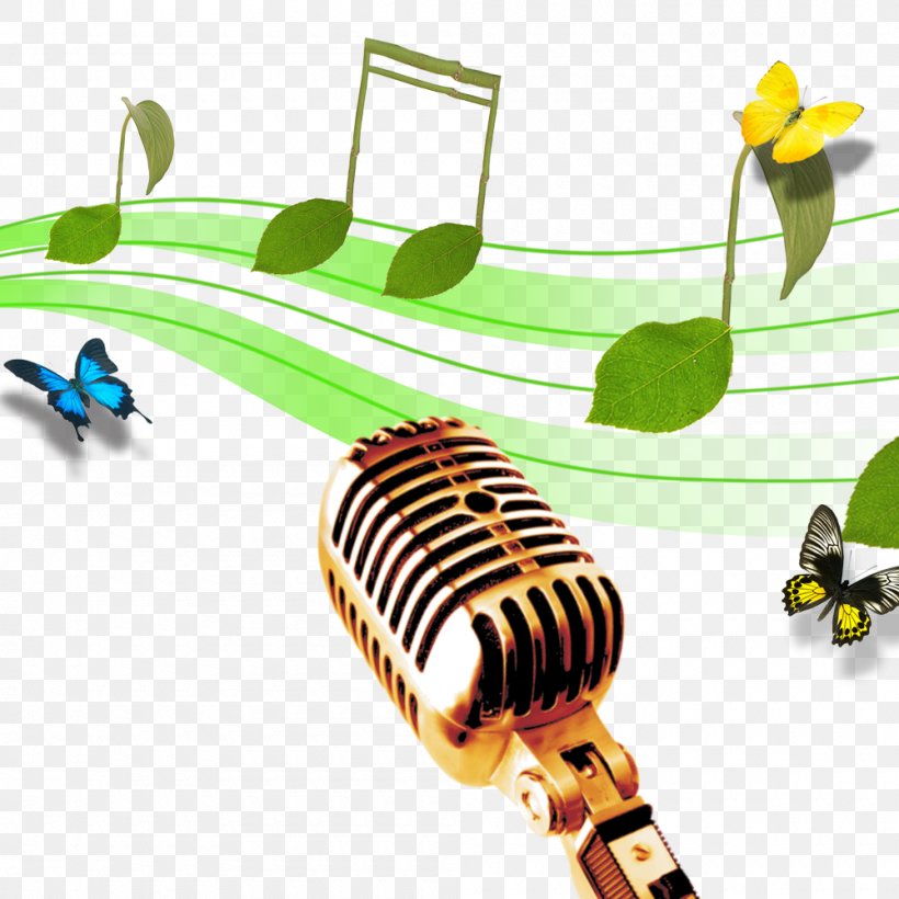 Microphone Download, PNG, 1000x1000px, Watercolor, Cartoon, Flower, Frame, Heart Download Free