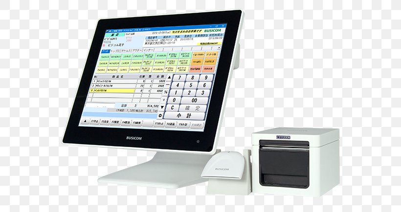 Busicom Point Of Sale Bitcoin Cash Register 飲食店, PNG, 596x434px, Busicom, Bitcoin, Cash Register, Communication, Computer Download Free