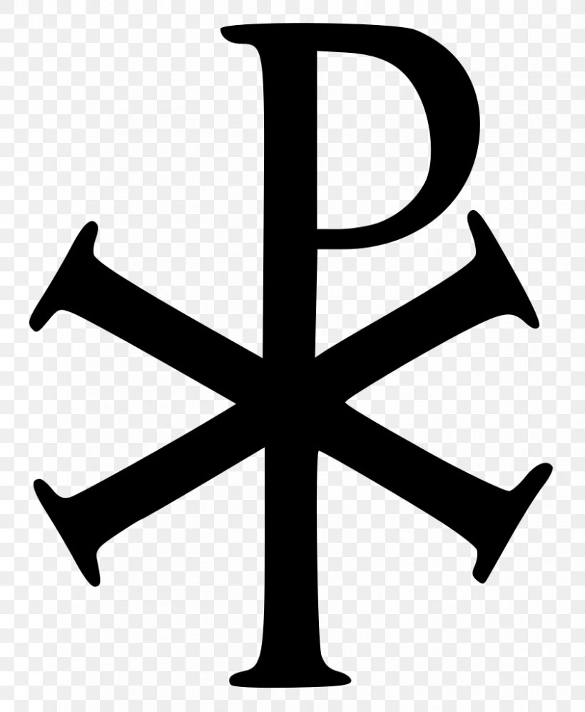 Chi Rho Christian Symbolism Labarum, PNG, 842x1024px, Chi Rho, Alpha And Omega, Black And White, Chi, Christ Download Free